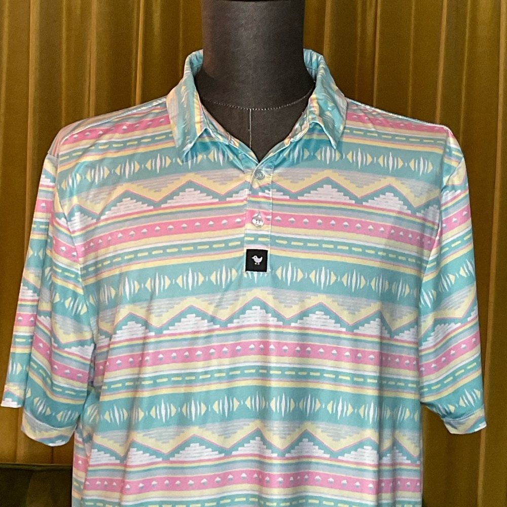 Bad Birdie Polo Mens XL Lush Golf
